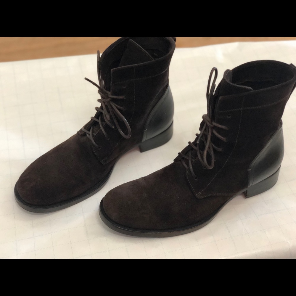 Buttero Dark Brown Lace Up Boot